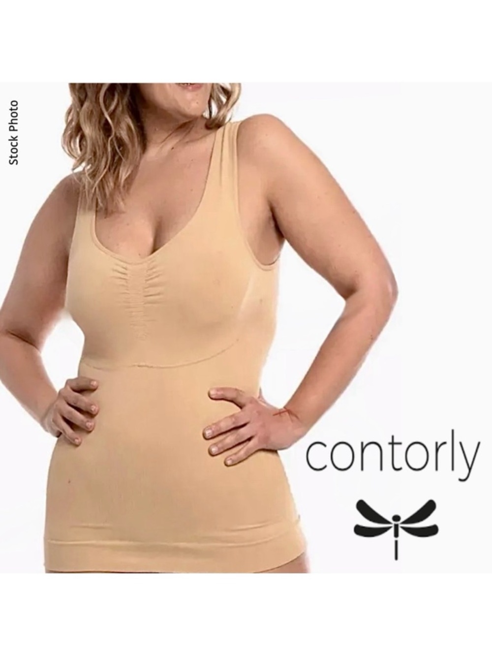 CONTORLY Cami Shaper Classic Beige Nude Shapewear Tank XXXL 3XL